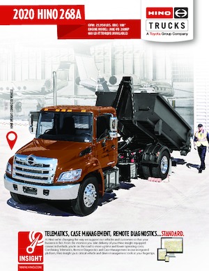 रिजिड चेसिस Hino 2020 HINO 268A 4x2