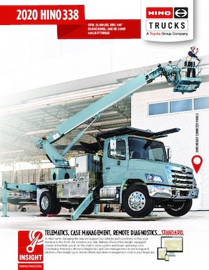 रिजिड चेसिस Hino 2020 HINO 338 4x2