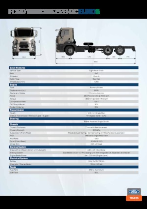रिजिड चेसिस Ford 2533 DC