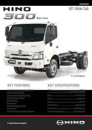 रिजिड चेसिस Hino 300 921 WIDE