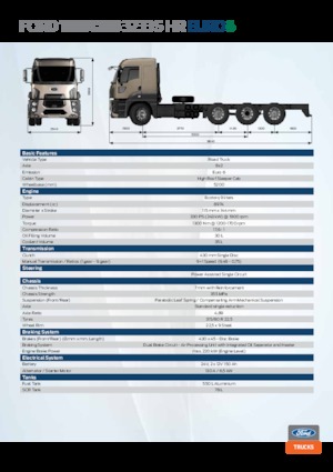 रिजिड चेसिस Ford 3233SD
