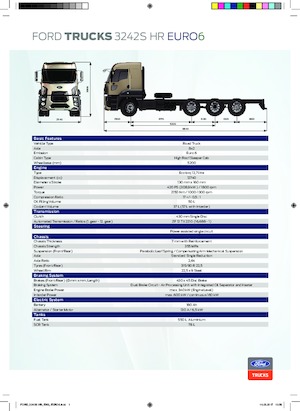 रिजिड चेसिस Ford 3242S HR