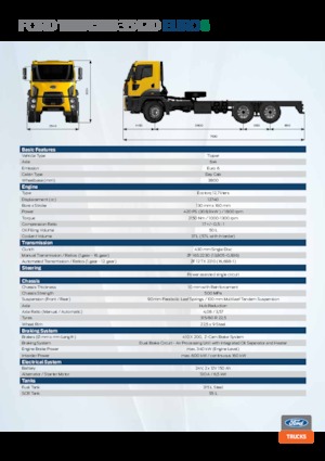रिजिड चेसिस Ford 3542D