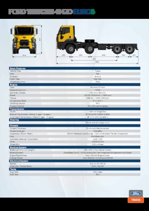 रिजिड चेसिस Ford 4142D