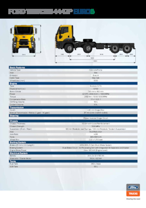 रिजिड चेसिस Ford 4442P