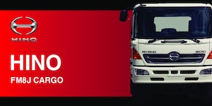रिजिड चेसिस Hino 500 FM8J CARGO 6x4