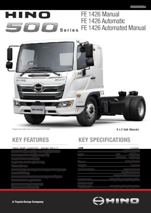 रिजिड चेसिस Hino 500 FE 1426 4x2
