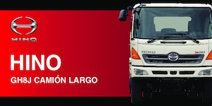 रिजिड चेसिस Hino 500 GH8J CAMIÓN LARGO 4x2