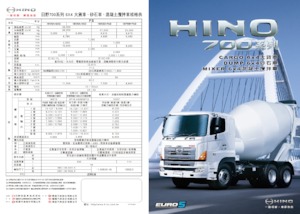 रिजिड चेसिस Hino 700 FS 1EKSD-FAD 6x4