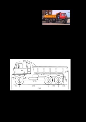 रिजिड चेसिस Tatra 815 S1 26 208 6x6.2