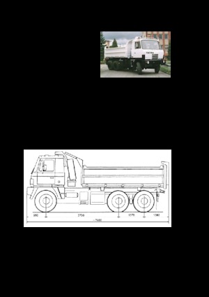 रिजिड चेसिस Tatra 815 S3 26 208 6x6.2
