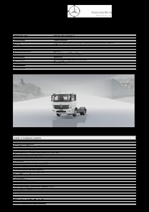 रिजिड चेसिस Mercedes-Benz Atego 1530 K 4x2