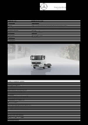 रिजिड चेसिस Mercedes-Benz Atego 716 L 4x2