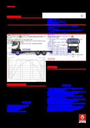 रिजिड चेसिस Renault C 380 8X4*4 R TRIDEM