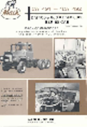 रिजिड चेसिस Mack DMM-6006S CA491 END 673 E 6x4