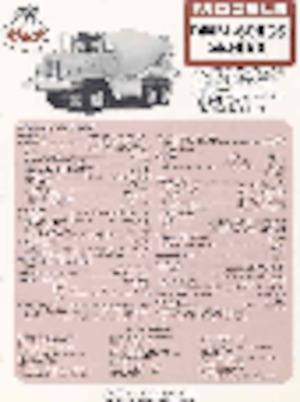 रिजिड चेसिस Mack DMM-6006S CA491 END 673 E 6x4