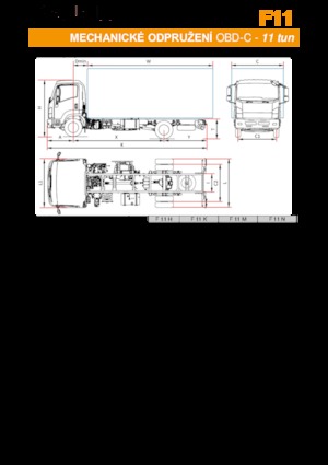 रिजिड चेसिस Isuzu F11 K
