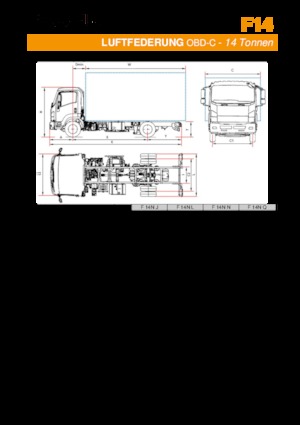 रिजिड चेसिस Isuzu F14N N