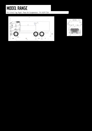रिजिड चेसिस Volvo Trucks FH13.420 6x2 Tag Rigid