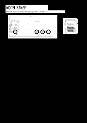 रिजिड चेसिस Volvo Trucks FH670 Battery Electric 8x4 Rigid Tag Tridem