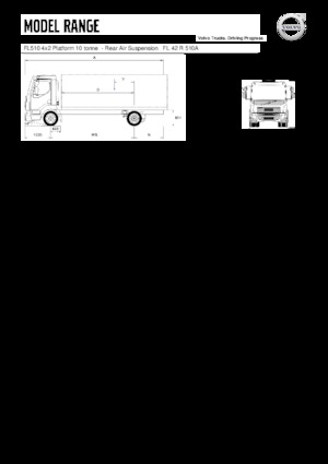 रिजिड चेसिस Volvo Trucks FL510 4x2 Platform