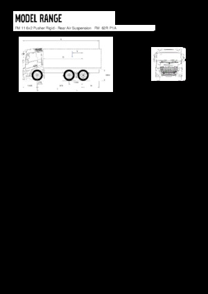 रिजिड चेसिस Volvo Trucks FM11.330 6x2 Pusher Rigid