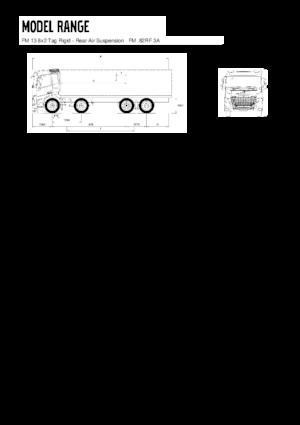 रिजिड चेसिस Volvo Trucks FM13.420 8x2 Tag Rigid