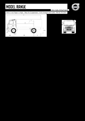रिजिड चेसिस Volvo Trucks FMX11.330 4x2 Rigid X-High
