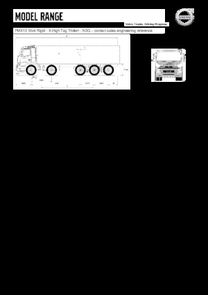 रिजिड चेसिस Volvo Trucks FMX13.420 10x4 Rigid -X-High Tag Tridem