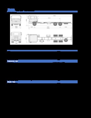 रिजिड चेसिस Hyundai Commercial Vehicles HD260 6x4 D6CA38