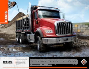 रिजिड चेसिस International HX615 115 Day Cab Navistar N13