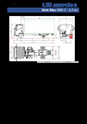 रिजिड चेसिस Isuzu L35 H S