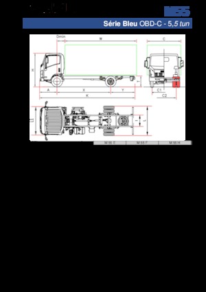 रिजिड चेसिस Isuzu M55 H