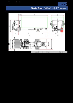 रिजिड चेसिस Isuzu M55 H