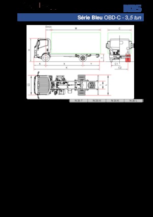 रिजिड चेसिस Isuzu N35 L