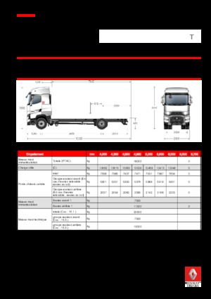 रिजिड चेसिस Renault T 440.18 HIGHCAB 4x2 R E6 (LHD)