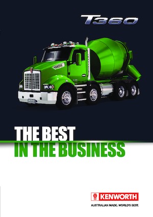रिजिड चेसिस Kenworth T360 Day Cab ISLE5 8x4
