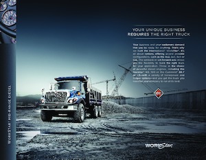रिजिड चेसिस International Workstar 7400 107 SBA Day Cab DT