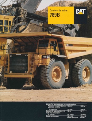 रिजिड डंप ट्रक Caterpillar 789B