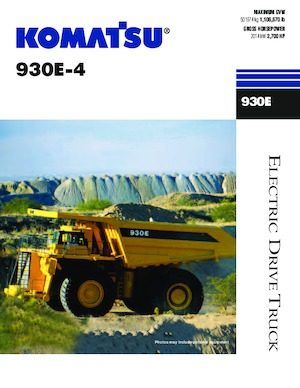रिजिड डंप ट्रक Komatsu 930-E4
