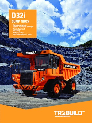 रिजिड डंप ट्रक TRXBUILD D32i