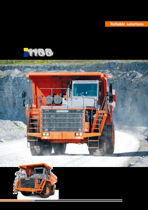 रिजिड डंप ट्रक Hitachi EH1100-5