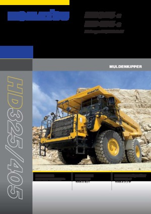 रिजिड डंप ट्रक Komatsu HD325-8E0
