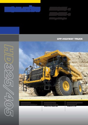 रिजिड डंप ट्रक Komatsu HD325-8E0