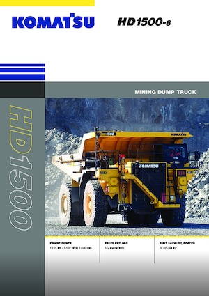 रिजिड डंप ट्रक Komatsu HD1500-8