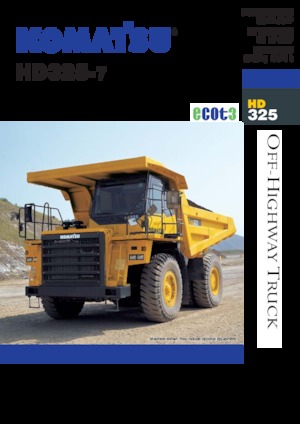 रिजिड डंप ट्रक Komatsu HD325-7