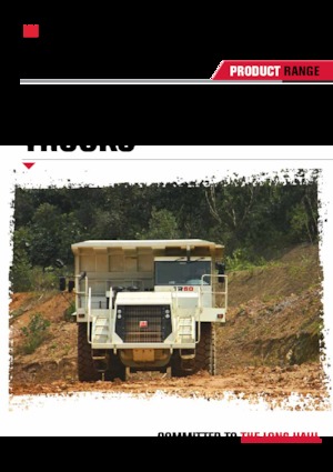 रिजिड डंप ट्रक Terex TR 60