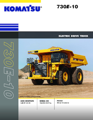 रिजिड डंप ट्रक Komatsu 730E-10