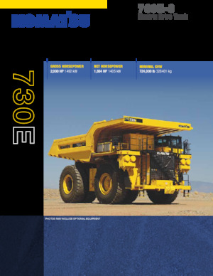 रिजिड डंप ट्रक Komatsu 730E-8