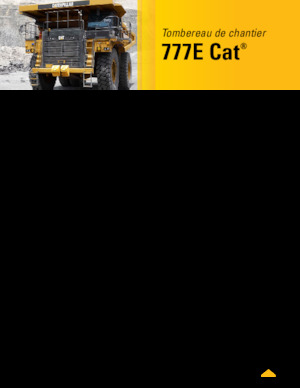 रिजिड डंप ट्रक Caterpillar 777E